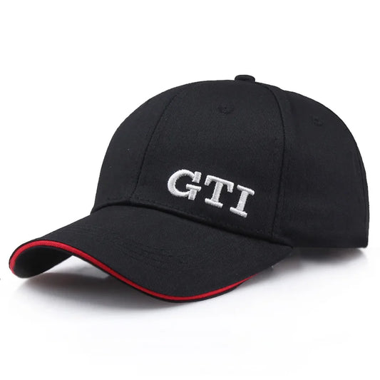 New Letter Men's And Women's Racing Hat Car Golf GTI Baseball Cap Sports And Leisure Hat Outdoor Camping Beach Sun Hat B185