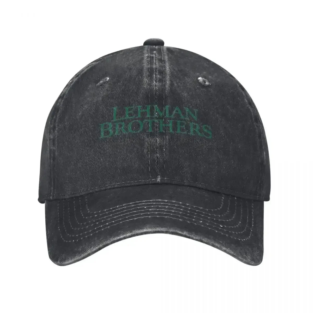 Retro Lehman Brothers Risk Management Department Trucker-Cap, Unisex, im Used-Look, gewaschen, Kopfbedeckung für Outdoor, Laufen und Golf