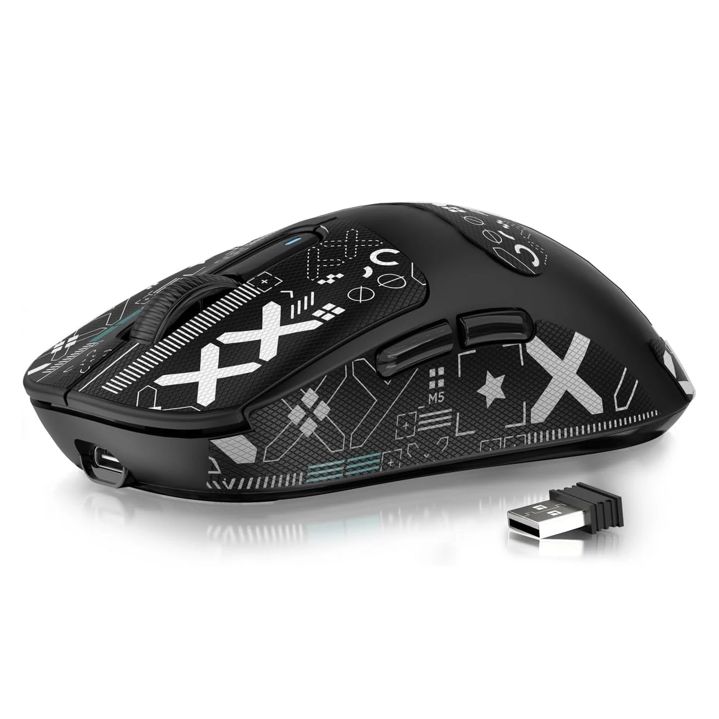 ATTACK SHARK X3 Lightweight Wireless Gaming Mouse, 49g Tri-Mode, PAW3395 26K DPI Sensor, 200h Battery Life, 5 Programmable Buttons