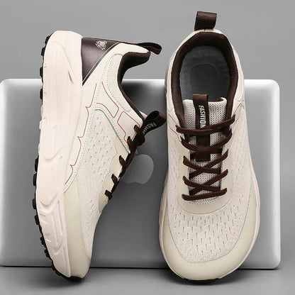 Wide Toe Box Sneakers Platform Soles Fashion Casual Sports Shoes Men Running Walking