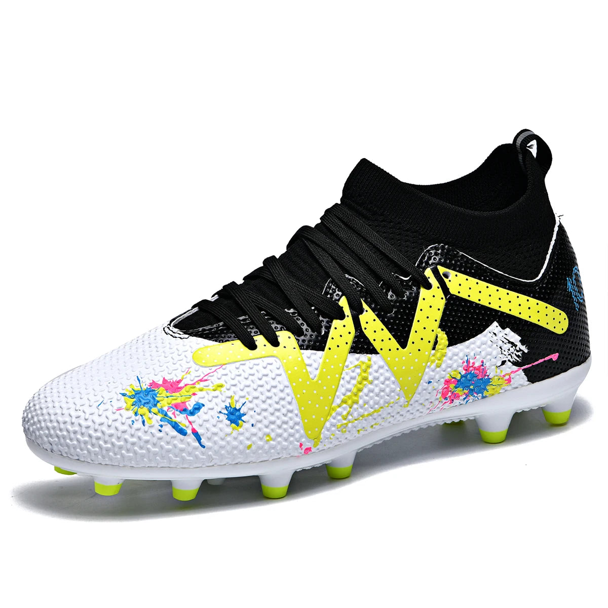 Fashion AG FG football shoes PU Fabric Lightweight Upper TPU Wear Resistant Sole Non-slip For Men Women Training Match