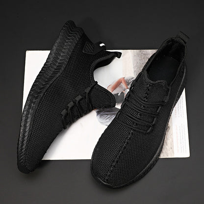 Breathable Men's Running Shoes Fashion Platform Men Casual Shoes Lightweight Women Vulcanized Shoes Flexible Anti-slip Sneakers