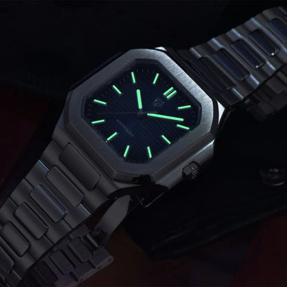 PAGANI DESIGN New V2 Orologio da uomo quadrato al quarzo, marchio di lusso premium, sportivo, impermeabile, in zaffiro e acciaio inossidabile