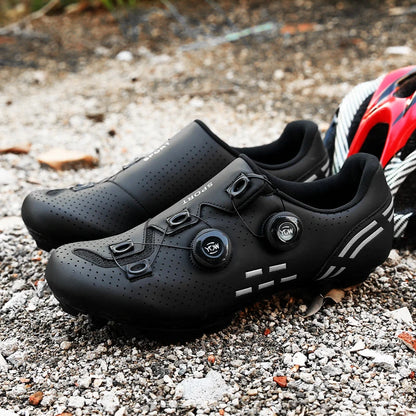 Sapatos de Ciclismo de Alta Qualidade para Homem SPD Autoencaixe Estrada Bicicleta Desporto Sapatos de Ciclismo MTB de Montanha Antiderrapantes para Mulher 36-47