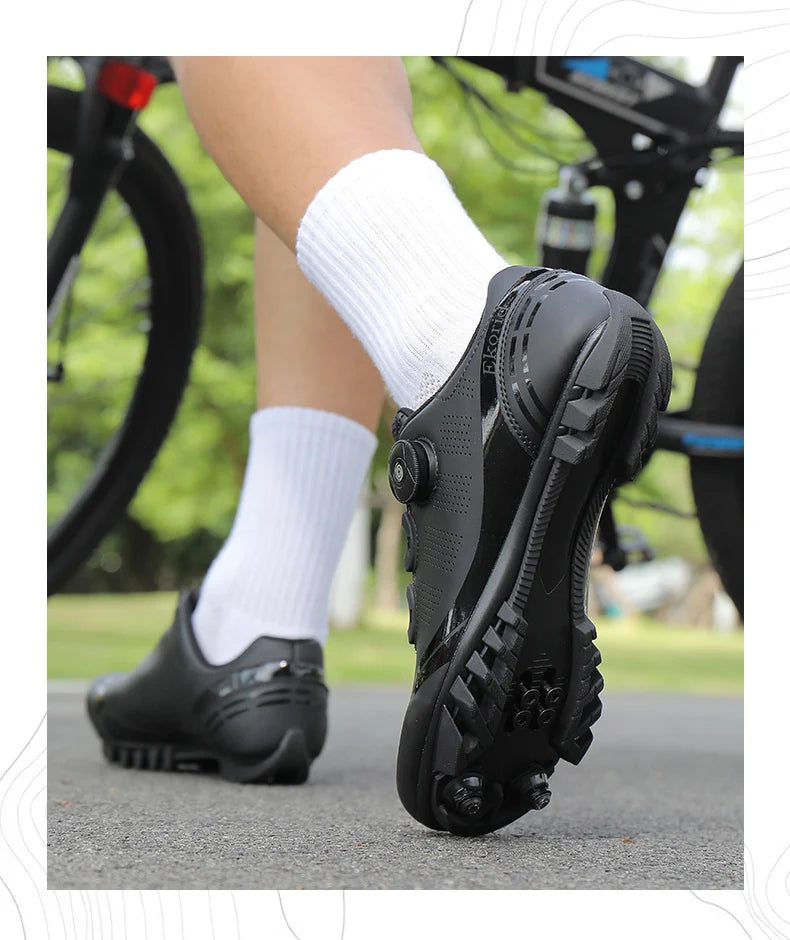 Scarpe da ciclismo da uomo e da donna per bici da strada, competizione e velocità, scarpe sportive da ciclismo autobloccanti con tacchette SPD