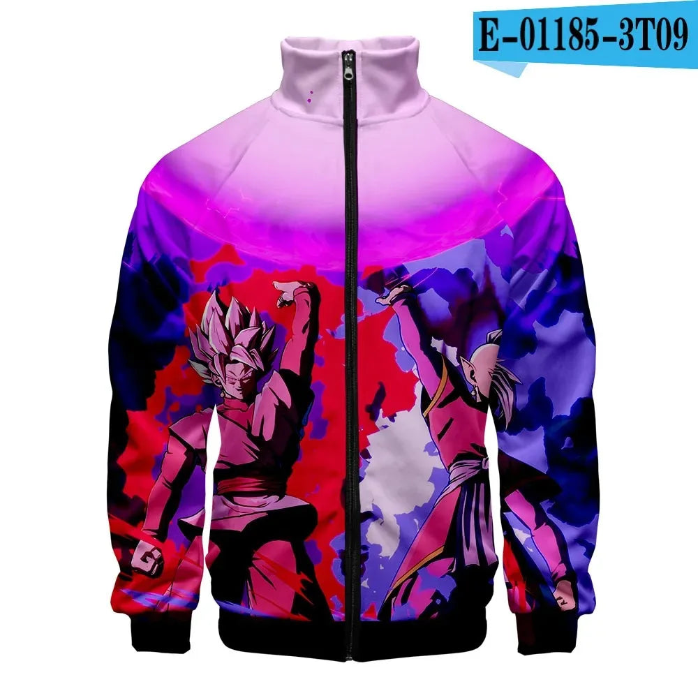 Dragon Ball Goku Hoodies Kids Boys Sweatshirts Anime Clothes Costume Hoody Gohan Beerus Pullovers Men Women Tracksuits Tops
