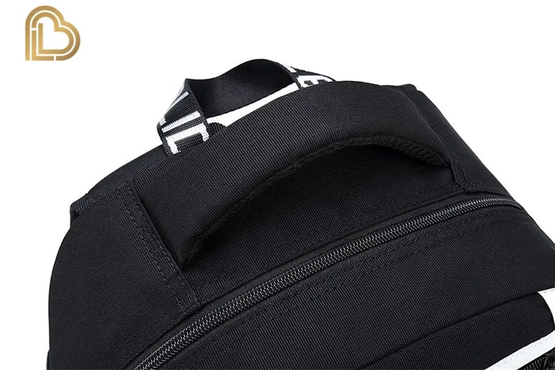 Mochila Red Jade F-Fortnited Battle Royale com carregamento USB, figuras anime e compartimento para material escolar para estudantes