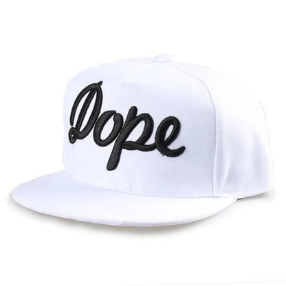 Men's Letter Embroidery Tide All-match Flat Brim Baseball Cap Ladies Summer Hip-hop Hat Outdoor Shade Adjustable Peaked Cap