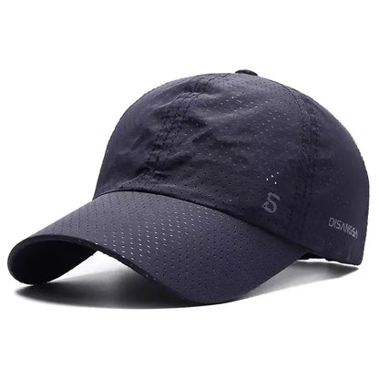 Spring Summer Outdoor Running Cap Unisex Thin Quick Drying Breathable Baseball Cap Soft Top Strapback Golf Cap for Men and Women