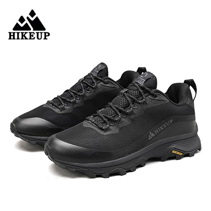 HIKEUP Outdoor Running Shoes Men Women Anti-Skid Hiking Camping Sports Trail Male Safety Footwear Comfort Trekking Sneakers