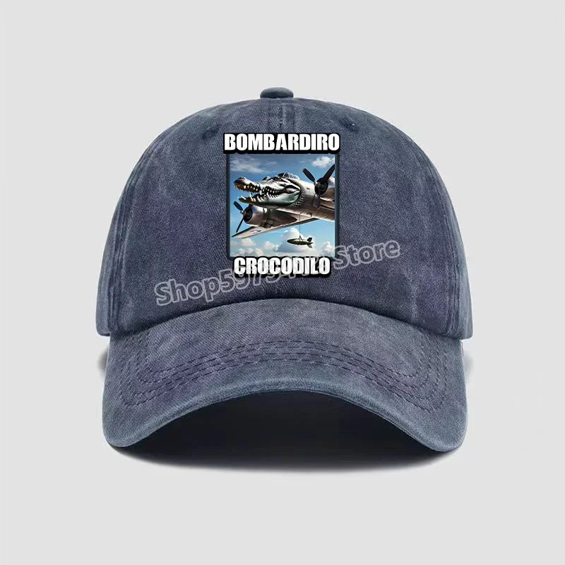 Italienisch Brainrot Damen Herren Mützen Kinder-Baseballmütze Accessoires Mütze Jungen Mädchen Mützen Verstellbar Herren Trucker-Mütze Sonnenhut Kinder Geschenk