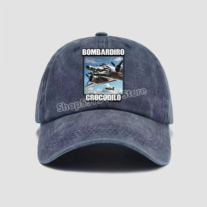 Italienisch Brainrot Damen Herren Mützen Kinder-Baseballmütze Accessoires Mütze Jungen Mädchen Mützen Verstellbar Herren Trucker-Mütze Sonnenhut Kinder Geschenk