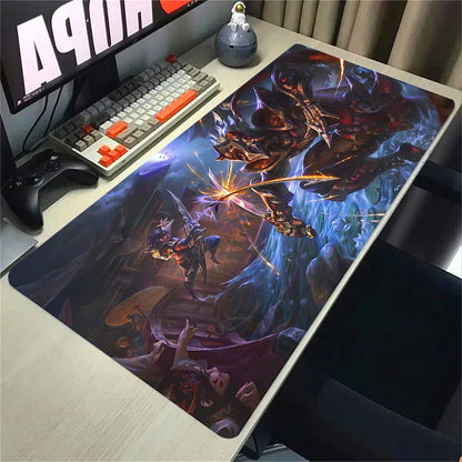 Overwatch 2 Gaming Accessories Mouse Pad Gamer Cabinet Pc Big Desk Mat Computer Keyboard Desks Xxl Mousepad Anime Large Mausepad