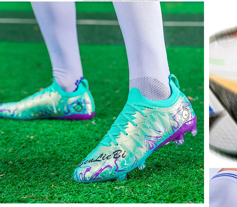 Zapatillas de fútbol profesionales para hombre y mujer de alta calidad, botas de fútbol de moda para hombre, talla grande 46, zapatillas de fútbol sala, deportivas para hombre