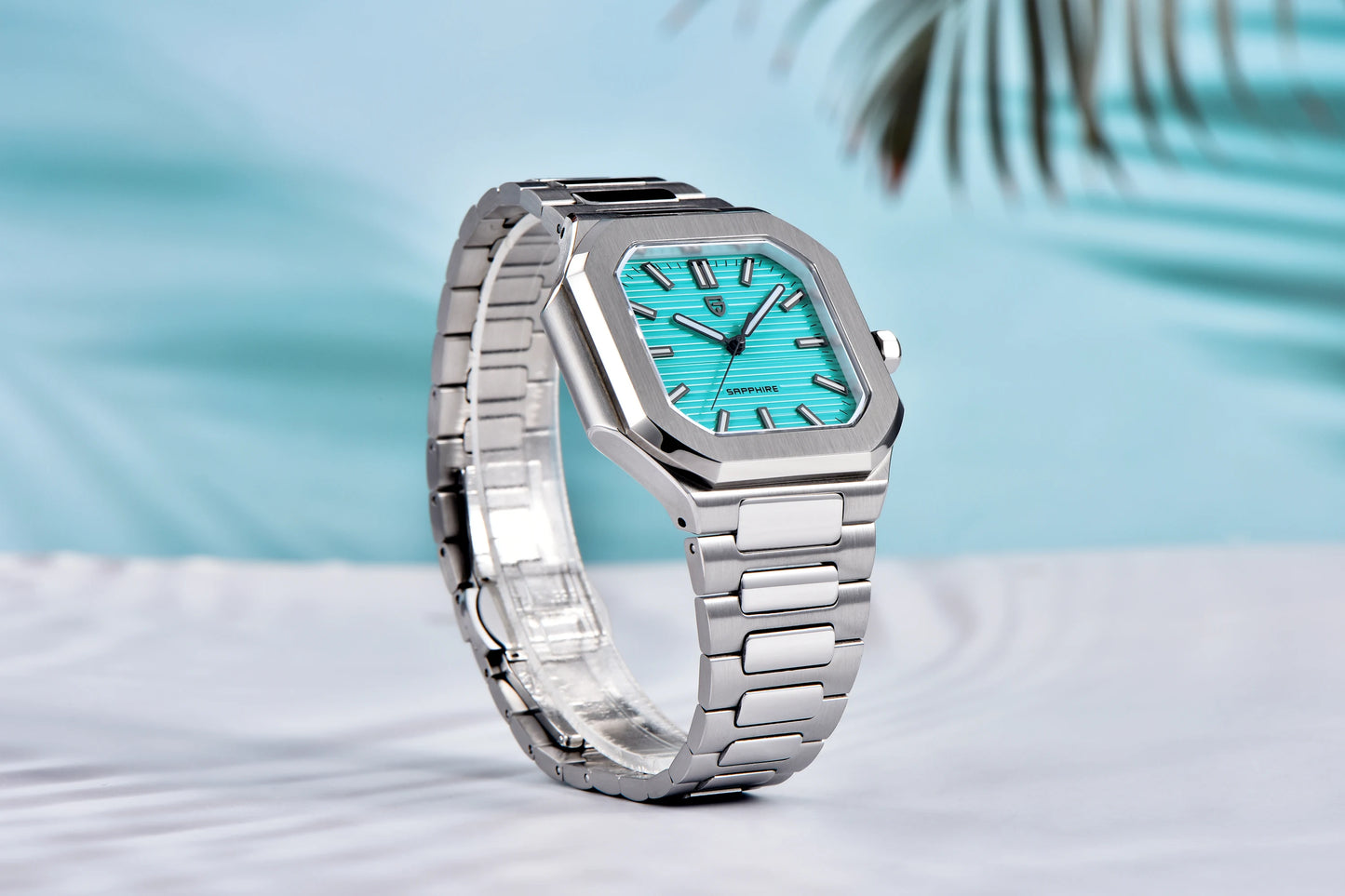 2026 New PAGANI DESIGN Square Quartz Luxury Watch for Men AR Sapphire Mirror Japan Movt Man Watch Luminous 316L All Steel Watch