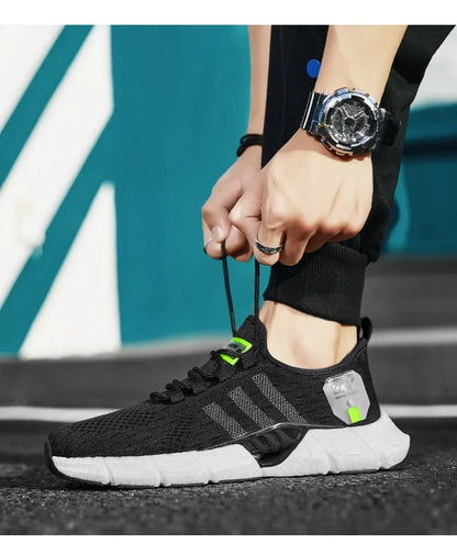 New Fashion Running Sport Shoes Men Sneakers Lightweight Breathable Mesh Comfortable Men's Casual Shoes Outdoor Jogging Zapatos