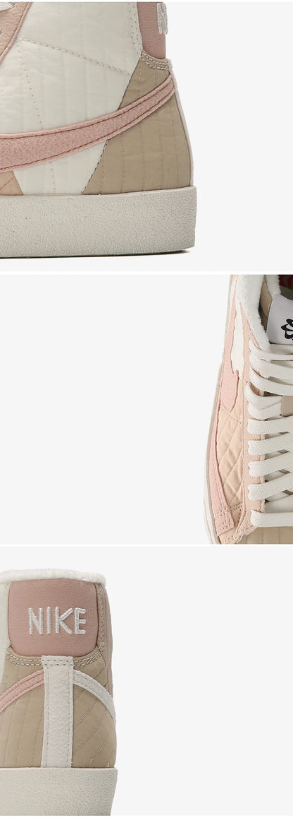 Nike Official Genuine BLAZER Pioneer — Sapatilhas casuais desportivas de cano alto para mulher DO7445-261
