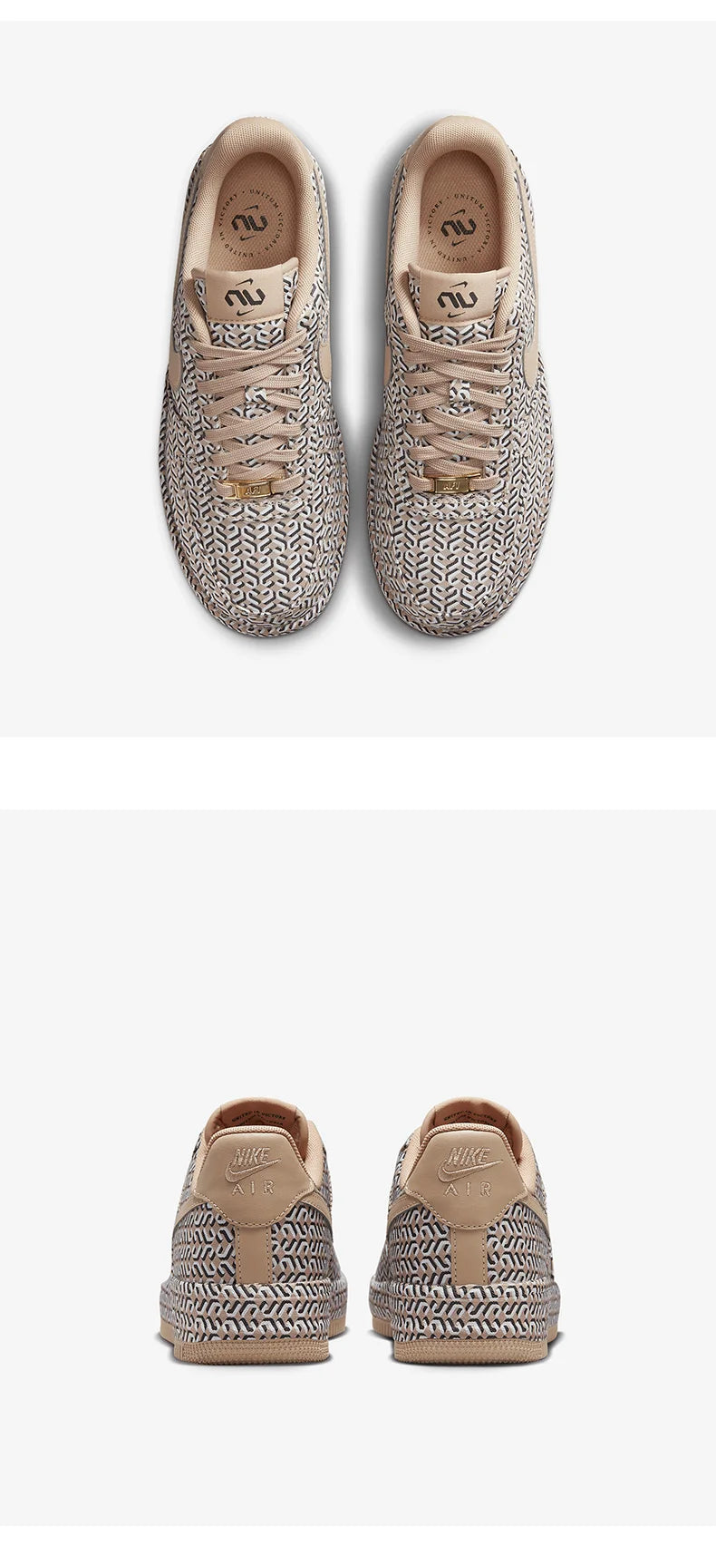 Zapatillas deportivas auténticas Nike para hombre y mujer, transpirables, con cordones, suela gruesa y estampado, estilo casual DZ2789-200