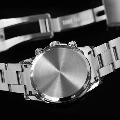 Watchdives WD16500 V2 Men's Watch VK63 Quartz Movement Chronograph Wristwatch Stainless Steel Sapphire Crystal Luminous Watches