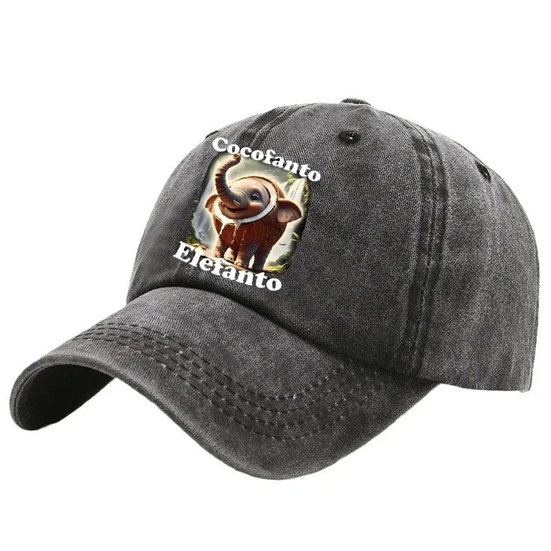 Italienisch Brainrot Damen Herren Mützen Kinder-Baseballmütze Accessoires Mütze Jungen Mädchen Mützen Verstellbar Herren Trucker-Mütze Sonnenhut Kinder Geschenk