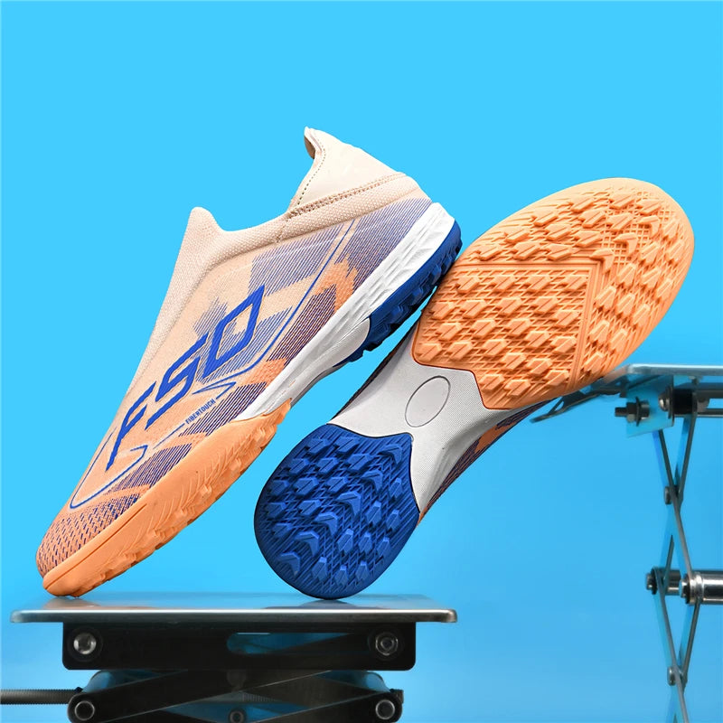 Chaussures de Football pour hommes, bottes de Football antidérapantes pour adultes, ultralégères, crampons d'intérieur, antidérapantes, Fg, gazon, Futsal, confortables, nouvelle collection