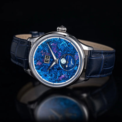 Automatic Man Watch Moon-Phase ST2528 Movement Waterproof Mechanical Wristwatches Sapphire Crystal Titanium Dials Clock S401 New