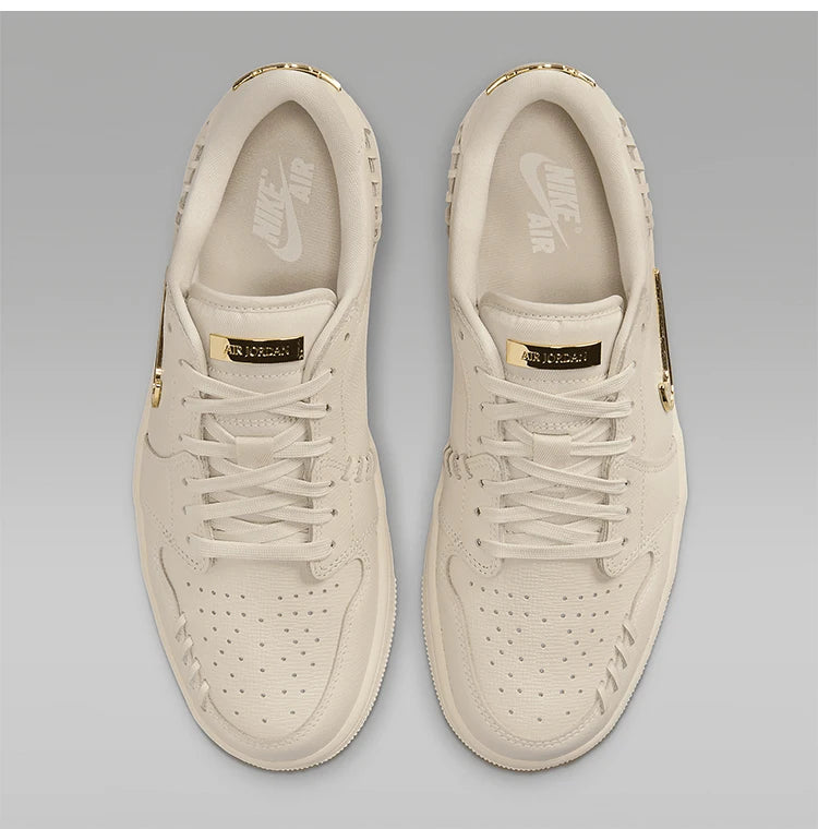 Nike Authentic Air Jordan 1 MM Low Small Gold Hook Women's Sneakers FN5032-200