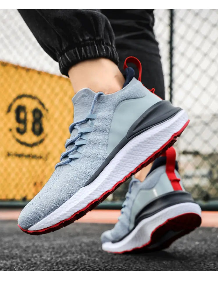 NEW Mijia Sport Shoes 4 Lightweight Ventilated Elastic Knitting Leisure Breathable Non-Slip Running Trainer Sneakers