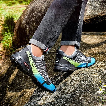 Scarpe da trekking da uomo impermeabili da outdoor con lacci, scarpe sportive, scarpe casual da bicicletta da donna, scarpe tattiche da allenamento da campo antiscivolo