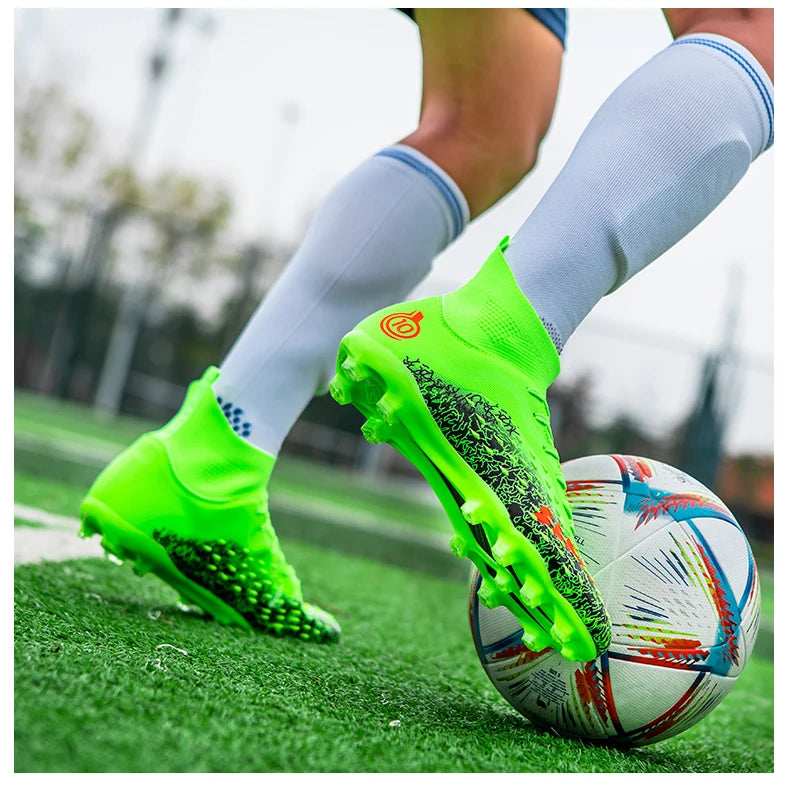 Chuteiras profissionais de futebol para homem, originais, para futebol indoor, relva e treino TF/FG