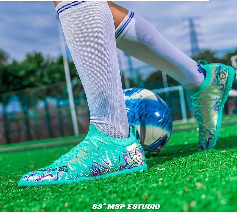 Zapatillas de fútbol profesionales para hombre y mujer de alta calidad, botas de fútbol de moda para hombre, talla grande 46, zapatillas de fútbol sala, deportivas para hombre