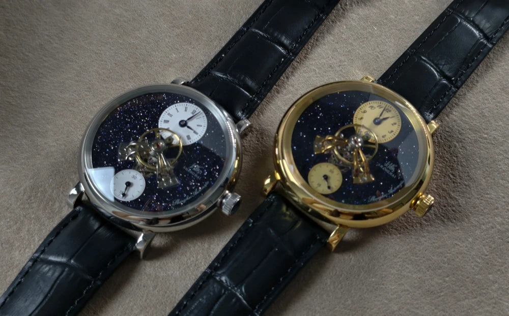 Shanghai The Bund Sky Dome Series Men's Mechanical Watch, 42mm Center Flywheel Automatic, Limited Edition Brand Watch