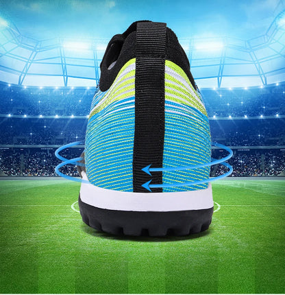 Chaussures de football pour adolescents, adultes, hommes et femmes, crampons universels TF FG tout terrain, chaussures de football avec clous de sol