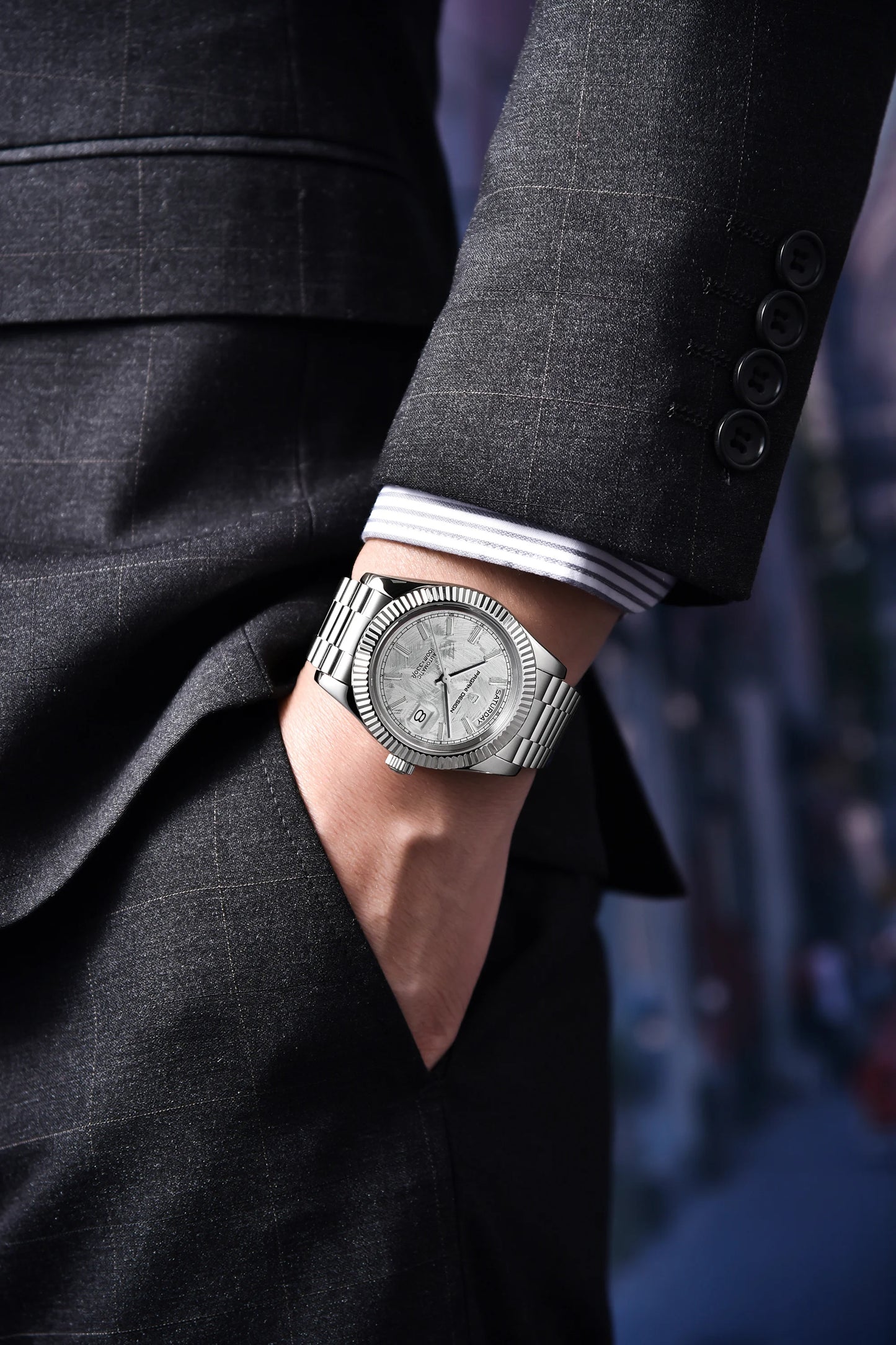 PAGANI DESIGN 2024 New DD40 NH36A Men's Watches Luxury Automatic Mechanical Watch For Men AR Sapphire Glass Date Wrist watch Men