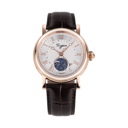Sugess Moonphase Automatic Mechanical Men's Watch Wristwatches Original Movement ST2108 Waterproof Clock Sapphire Special Date