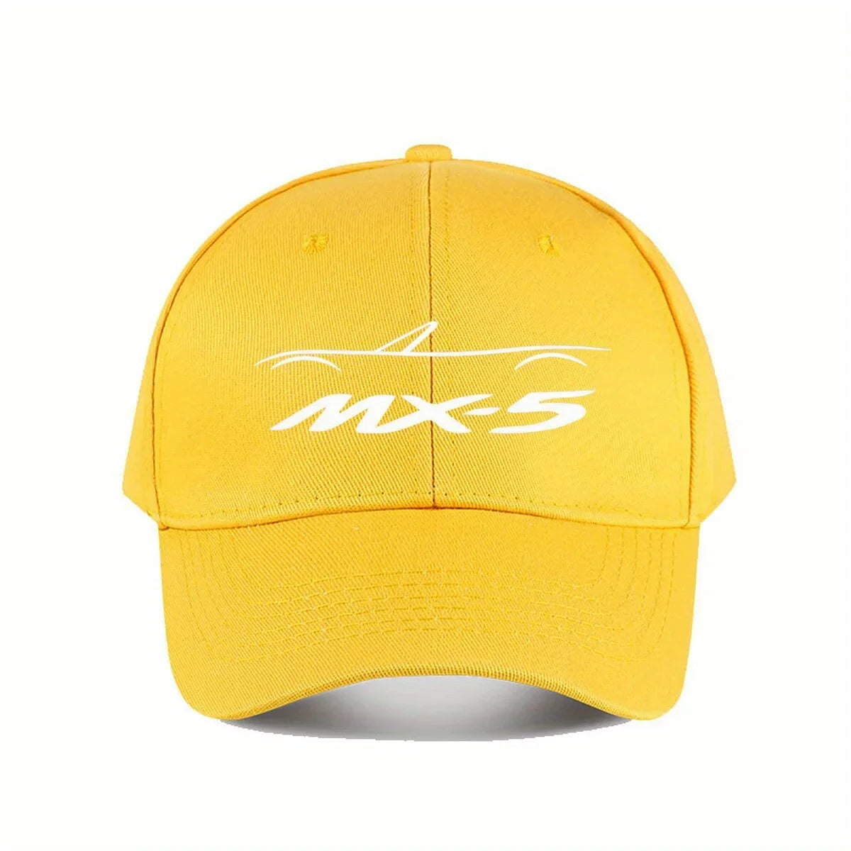 Șapcă de baseball MX5 NA pentru bărbați și femei – Șapcă elegantă din poliester negru cu logo alb, rezistentă, potrivită pentru pescuit în aer liber și ținute casual