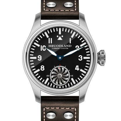Hruodland 2025 Neue mechanische Herrenuhr Seagull ST3620 Retro-Pilot 43MM BGW-9 Leuchtend Saphirglas Turbine Reloj Hombre