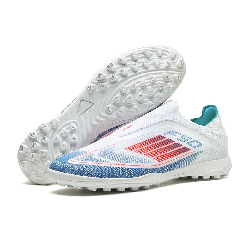 New Men's Football Boots Comfortable Soccer Shoes Match Training Boys Non-Slip Long Spikes Breathable Adult Cleats Outdoor Sport