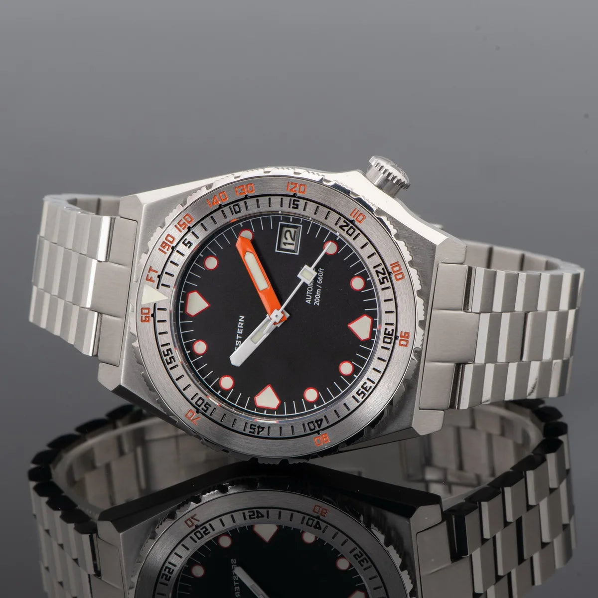 SEESTERN SUB600T V3 Men's Watch Automatic Diving Sapphire Wristwatch NH35 Movement Ceramic Bezel Luminous Date Jubilee Waterproof