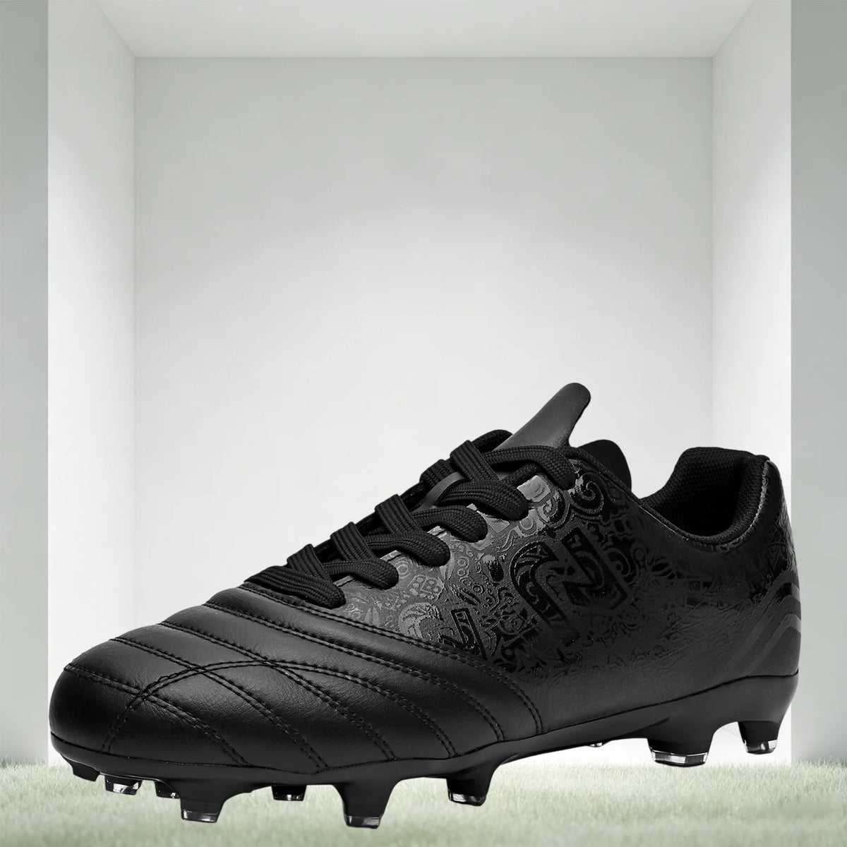 Chaussures de football unisexes pour hommes AG/FG, crampons légers en PU à haute adhérence pour l'entraînement sportif sur gazon extérieur