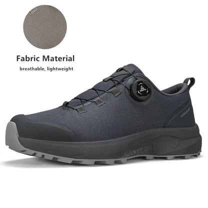 Zapatos de cuero HUMTTO para hombre, calzado deportivo de invierno para camping y actividades al aire libre, botas de trekking transpirables, zapatillas de senderismo antideslizantes para hombre
