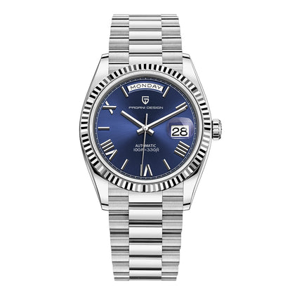 PAGANI DESIGN Enamel Dial 2026 New DD36 Men's Watches Silver Gold Luxury Automatic Watch Men Waterproof Mechanical Wristwatch