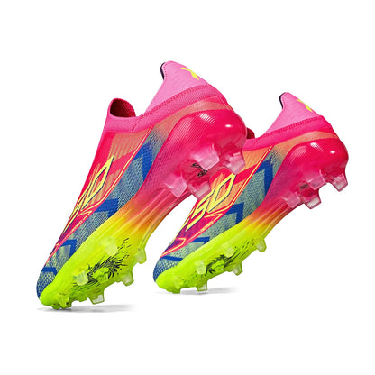 Breathable Football Shoes for Men, FG/AG Long Nail Artificial Turf Anti-Slip Sports Shoes, A Must-Have for Fans