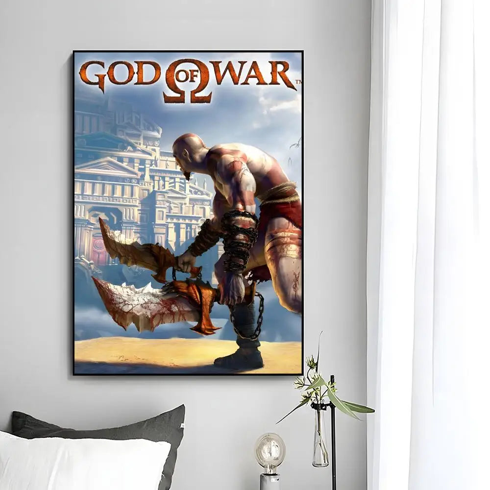 God Of War Poster Wall Art Print Decorative Mural Home Decor Gift Unframed