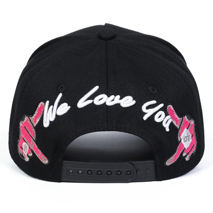Cappellini da baseball unisex con ricamo «FOR ALL OUR HATERS» - Primavera/Autunno - Cappelli casual regolabili per attività all’aperto - Cappellino parasole - Cappellino sportivo