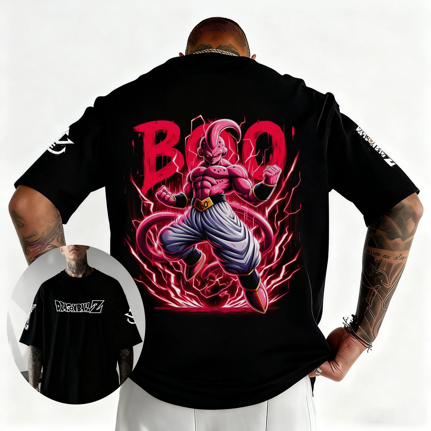 Dragon Ball Japanese Anime Printed Men's T-Shirt Majin Buu Boys Children Harajuku Short Sleeve Kids Goku T-shirt Summer Clothing