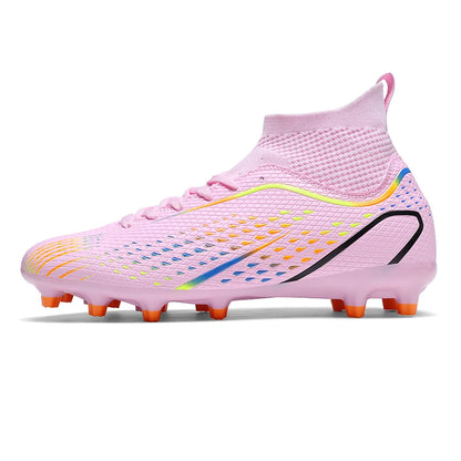 New Men's Soccer Shoes Professional Football Boots Turf Futsal Match Grass Unisex Outdoor Training Soccer Cleats Non-Slip Breathable