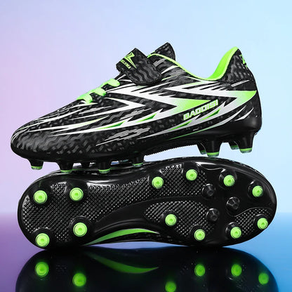 Nouvelles chaussures de football pour enfants, crampons antidérapants pour terrain de football, chaussures de football pour enfants, bottes de football d'intérieur, baskets professionnelles rapides, pointures 28-39.