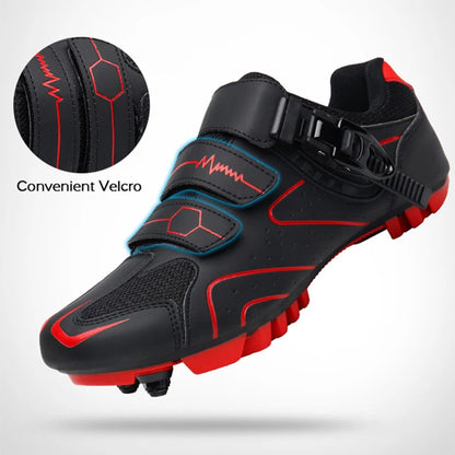 Mountain Bike Shoes Men's Cycling Shoes Quick Ratchet Buckle Compatible with SPD System Pedal for Indoor Outdoor Women MTB Shoes