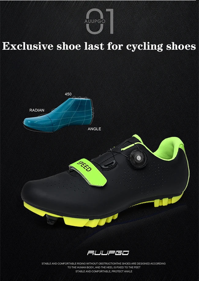 Cycling Sneakers Breathable MTB Shoes Men Women Trail Mountain Bicycle Riding Shoes Sport Road Bike Shoes Spd Pedal Cycle Shoes